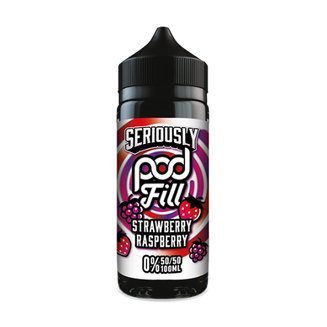 Buy cheapest online Seriously Pod Fill 100ml E-liquids Strawberry Raspberry at lowest price in uk