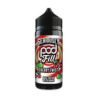 Buy cheapest online Seriously Pod Fill 100ml E-liquids Cherry Twist at lowest price in uk