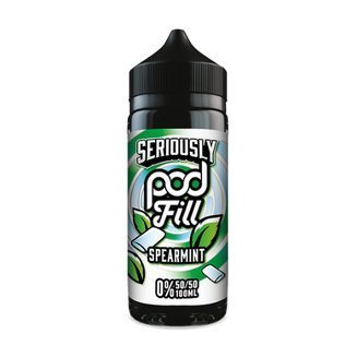 Buy cheapest online Seriously Pod Fill 100ml E-liquids Spearmint at lowest price in uk