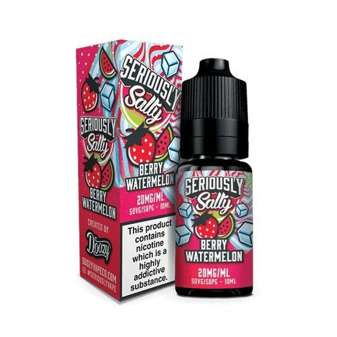 Buy cheapest online Seriously Salty 10ml Nic Salt (Pack of 10) Berry Watermelon 10mg at lowest price in uk