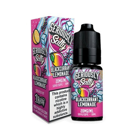 Buy cheapest online Seriously Salty 10ml Nic Salt (Pack of 10) Blackcurrant Lemonade 10mg at lowest price in uk