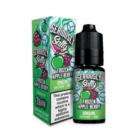 Buy cheapest online Seriously Salty 10ml Nic Salt (Pack of 10) Frozen Apple Berry 10mg at lowest price in uk