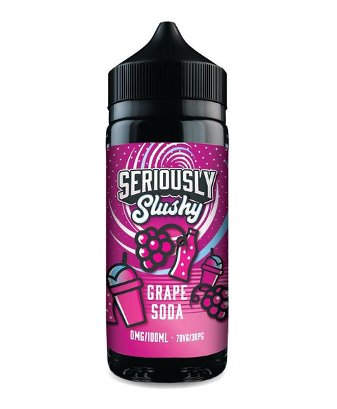Buy cheapest online Seriously Slushy 100ml Shortfill Grape Soda at lowest price in uk