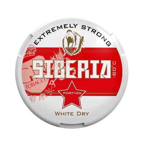 Buy cheapest online Siberia Nicotine Pouches Snus White Dry at lowest price in uk