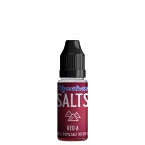 Buy cheapest online Signature 10ML Nic Salt (BOX OF 10) Red A at lowest price in uk