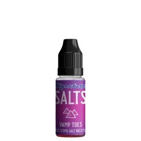 Buy cheapest online Signature 10ML Nic Salt (BOX OF 10) Vamp Toes at lowest price in uk