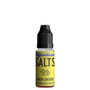 Buy cheapest online Signature 10ML Nic Salt (BOX OF 10) Lemon Sherbet at lowest price in uk