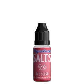 Buy cheapest online Signature 10ML Nic Salt (BOX OF 10) Red Slush at lowest price in uk