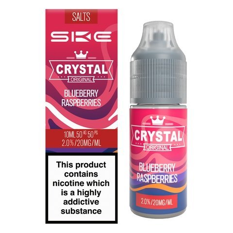 Buy cheapest online Ske Crystal Original Salts 10ml - Box of 10 10mg Blueberry Rasberries at lowest price in uk