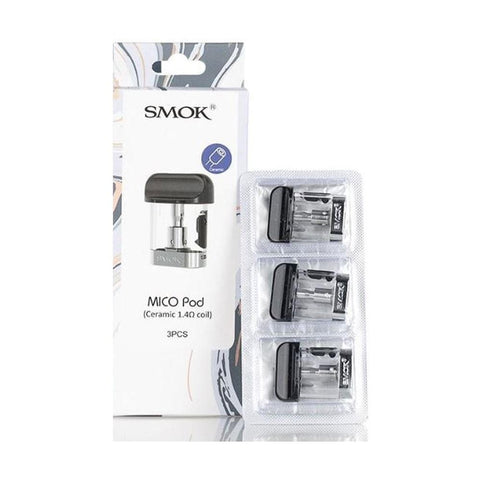 Buy cheapest online Smok - Mico - Replacement Pods - Pack of 3 at lowest price in uk