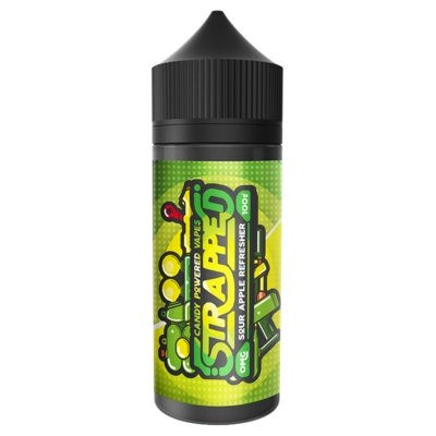 Buy cheapest online Strapped 100ML Shortfill Sour Apple Refresher at lowest price in uk