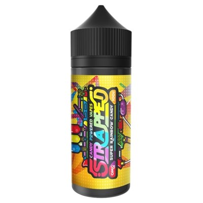 Buy cheapest online Strapped 100ML Shortfill Super Rainbow Candy at lowest price in uk