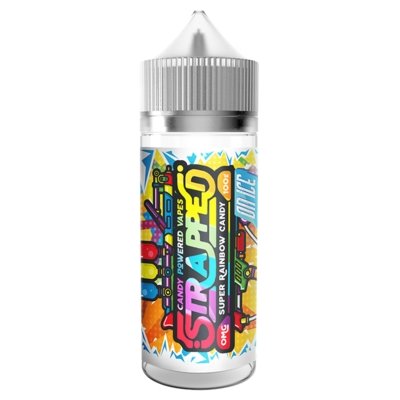 Buy cheapest online Strapped Ice 100ML Shortfill Super Rainbow Candy On Ice at lowest price in uk