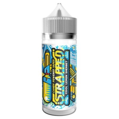 Buy cheapest online Strapped Ice 100ML Shortfill Cool Lemon Sherbet On Ice at lowest price in uk