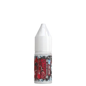 Buy cheapest online Strapped On Ice 10ML Nic Salt Box of 10 Strawberry Sour Belt On Ice at lowest price in uk