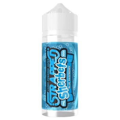 Buy cheapest online Strapped Sherbets 100ML Shortfill Blue Raspberry at lowest price in uk