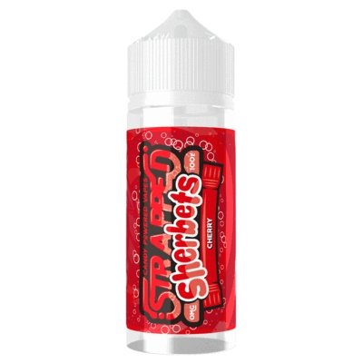 Buy cheapest online Strapped Sherbets 100ML Shortfill Cherry at lowest price in uk