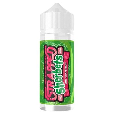 Buy cheapest online Strapped Sherbets 100ML Shortfill Lime Grapefruit at lowest price in uk