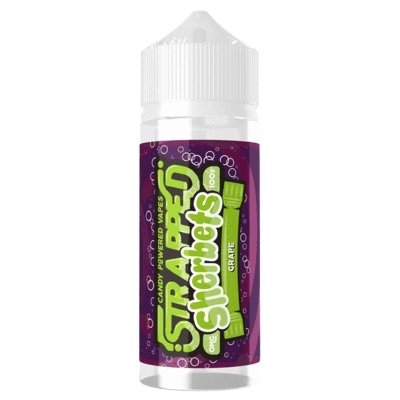 Buy cheapest online Strapped Sherbets 100ML Shortfill Grape at lowest price in uk