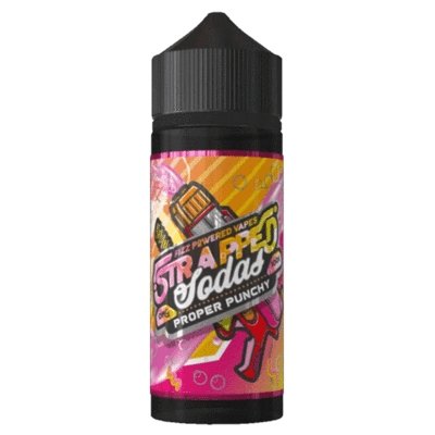 Buy cheapest online Strapped Sodas 100ML Shortfill Proper Punchy at lowest price in uk