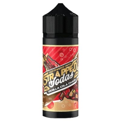 Buy cheapest online Strapped Sodas 100ML Shortfill Vanilla Cola Chaos at lowest price in uk