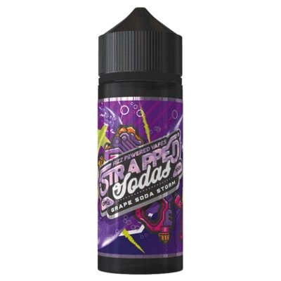 Buy cheapest online Strapped Sodas 100ML Shortfill Grape Soda Storm at lowest price in uk