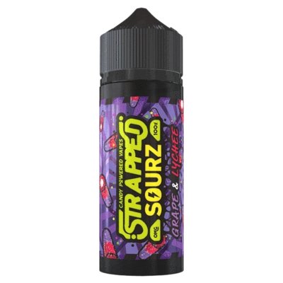 Buy cheapest online Strapped Sourz 100ML Shortfill Grape & Lychee at lowest price in uk