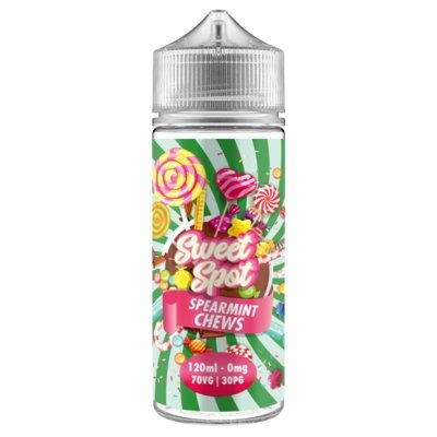 Buy cheapest online Sweet Spot 100ML Shortfill Spearmint Chews at lowest price in uk