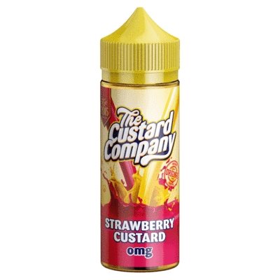 Buy cheapest online The Custard Company 100ML Shortfill Strawberry Custard at lowest price in uk