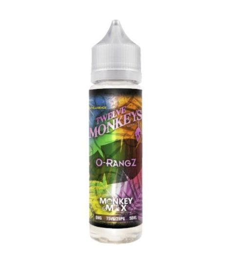 Buy cheapest online Twelve Monkeys 50ml Shortfill O-RangZ at lowest price in uk