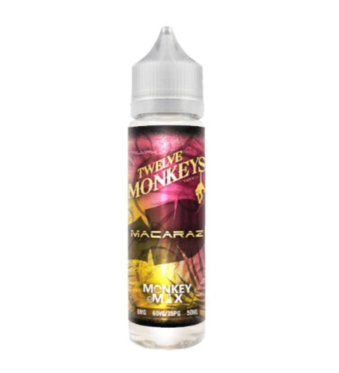 Buy cheapest online Twelve Monkeys 50ml Shortfill MacaRaz at lowest price in uk