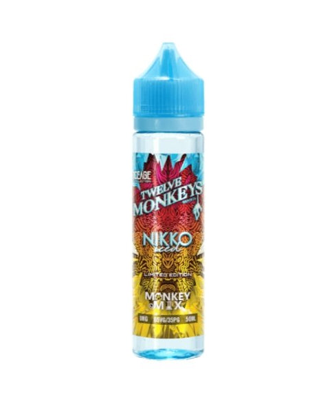 Buy cheapest online Twelve Monkeys Iced 50ml Shortfill Nikko Iced at lowest price in uk