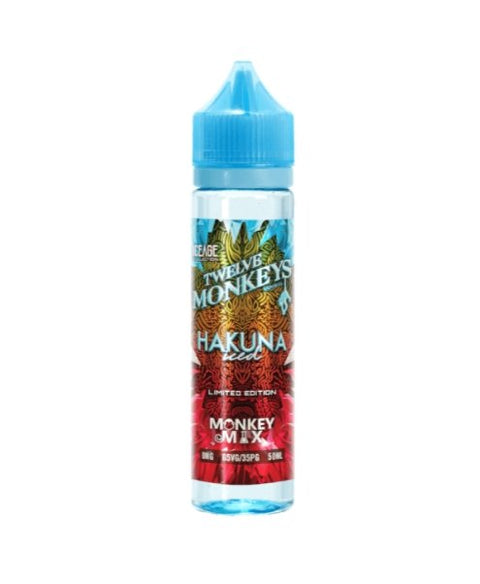 Buy cheapest online Twelve Monkeys Iced 50ml Shortfill Hakuna Iced at lowest price in uk