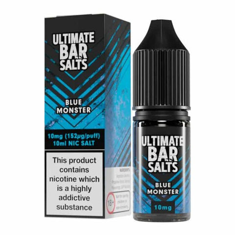 Buy cheapest online Ultimate Bar Salt 10ml E-liquids Nic Salts - Box of 10 Blue Monster at lowest price in uk