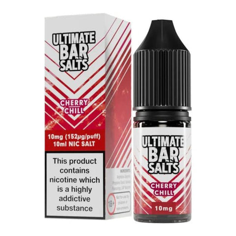 Buy cheapest online Ultimate Bar Salt 10ml E-liquids Nic Salts - Box of 10 Cherry Chill at lowest price in uk
