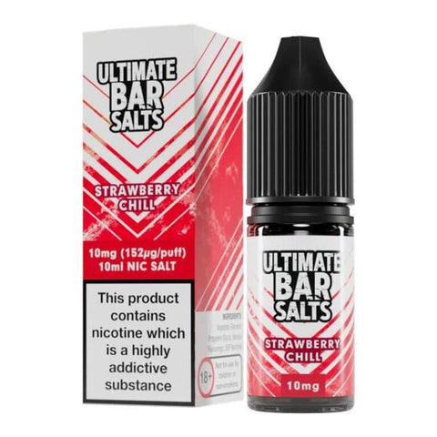 Buy cheapest online Ultimate Bar Salt 10ml E-liquids Nic Salts - Box of 10 Strawberry Chill at lowest price in uk