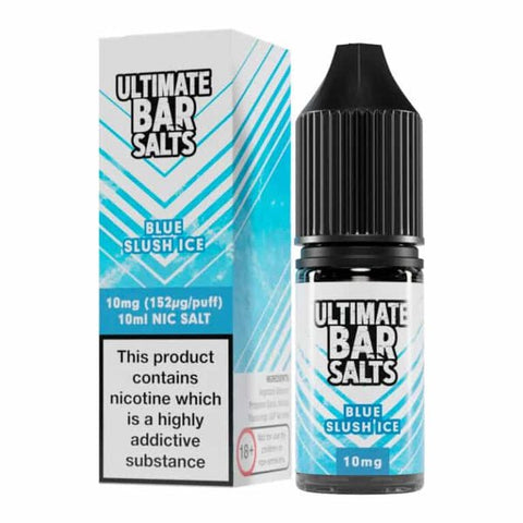 Buy cheapest online Ultimate Bar Salt 10ml E-liquids Nic Salts - Box of 10 Blue Slush Ice at lowest price in uk