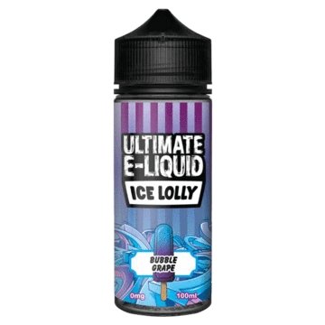 Buy cheapest online Ultimate E-Liquid Ice Lolly 100ML Shortfill Bubble Grape at lowest price in uk
