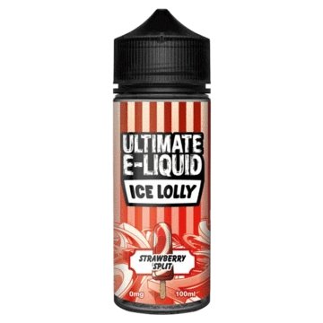 Buy cheapest online Ultimate E-Liquid Ice Lolly 100ML Shortfill Strawberry Split at lowest price in uk