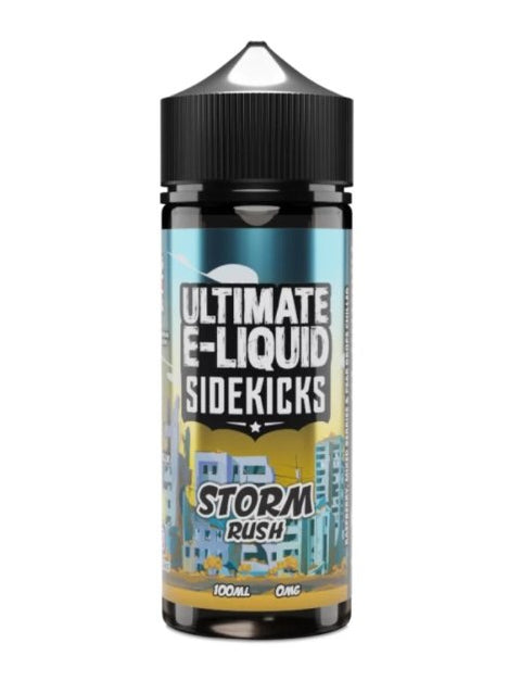 Buy cheapest online Ultimate E-Liquid Sidekicks 100ML Shortfill Storm Rush at lowest price in uk