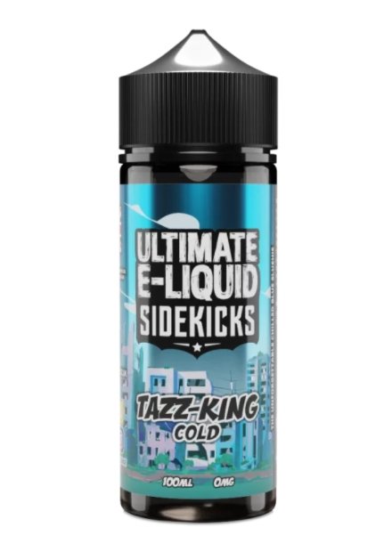 Buy cheapest online Ultimate E-Liquid Sidekicks 100ML Shortfill Tazz-King Cold at lowest price in uk
