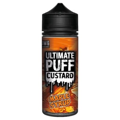 Buy cheapest online Ultimate Puff Custard 100ML Shortfill Maple Syrup at lowest price in uk
