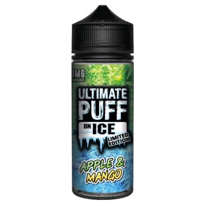 Buy cheapest online Ultimate Puff On Ice 100ML Shortfill Apple & Mango at lowest price in uk