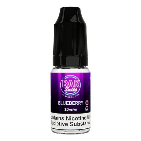 Buy cheapest online Vampire Vape Bar Salt 10ml E-liquid Nic Salts - Box of 10 Blueberry at lowest price in uk
