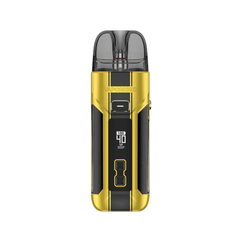 Buy cheapest online Vaporesso Luxe X Pro Pod Mod Kit Dazzling Yellow at lowest price in uk