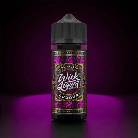 Buy cheapest online Wick Liquor 100ml E-liquids Shortfill Ardour at lowest price in uk
