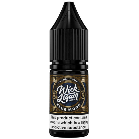 Buy cheapest online Wick Liquor Nic Salts 10ml E-liquids - Box of 10 Blue Moon at lowest price in uk