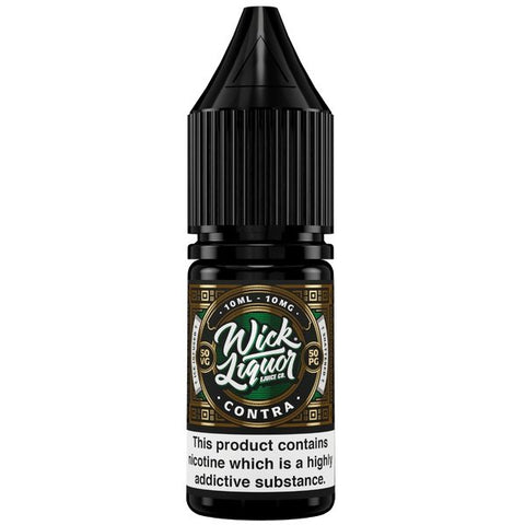 Buy cheapest online Wick Liquor Nic Salts 10ml E-liquids - Box of 10 Contra Shattered at lowest price in uk
