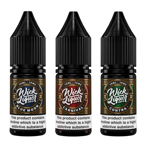 Buy cheapest online Wick Liquor Nic Salts 10ml E-liquids - Box of 10 at lowest price in uk
