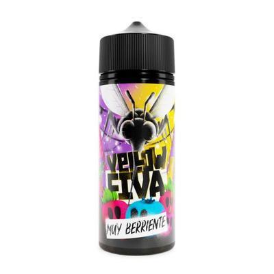 Buy cheapest online Yellow Fiva 100ML Shortfill Muy Berriente at lowest price in uk